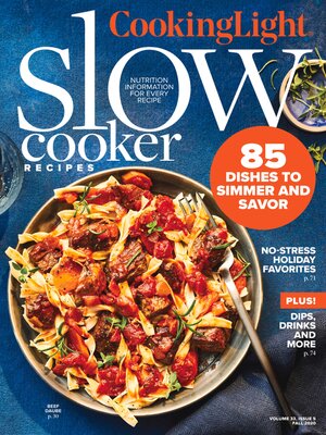 cover image of Cooking Light Slow Cooker Recipes